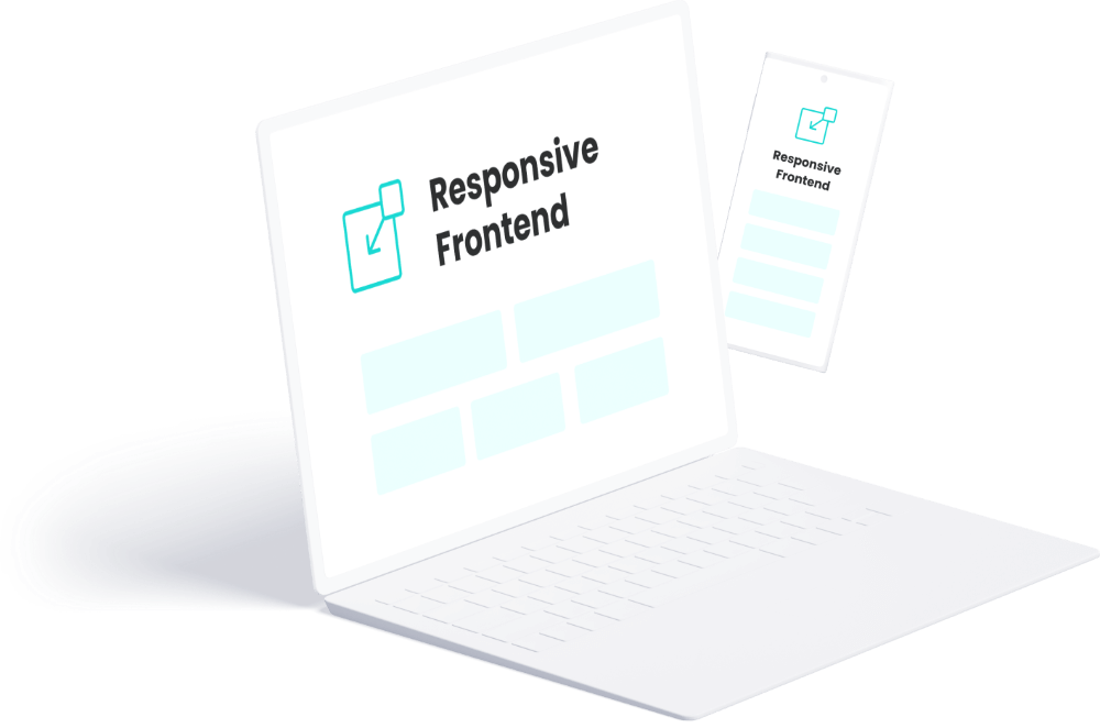 responsive Frontend-Entwicklung / responsive Webdesign (RWD) Mockup