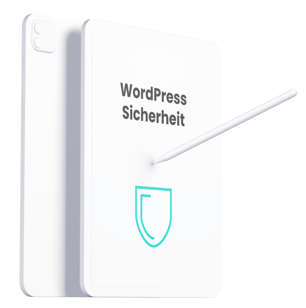 WordPress Sicherheit Mockup